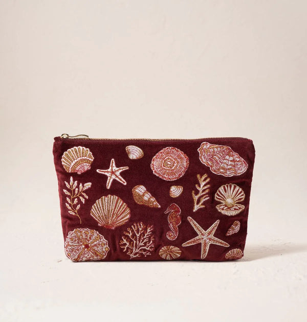 Ocean Treasures Velvet Everyday Pouch