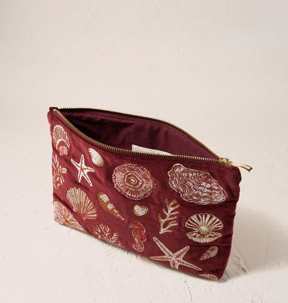 Ocean Treasures Velvet Everyday Pouch