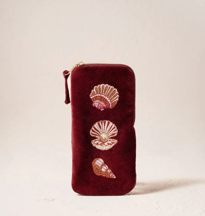 Ocean Treasures Velvet Glasses Case