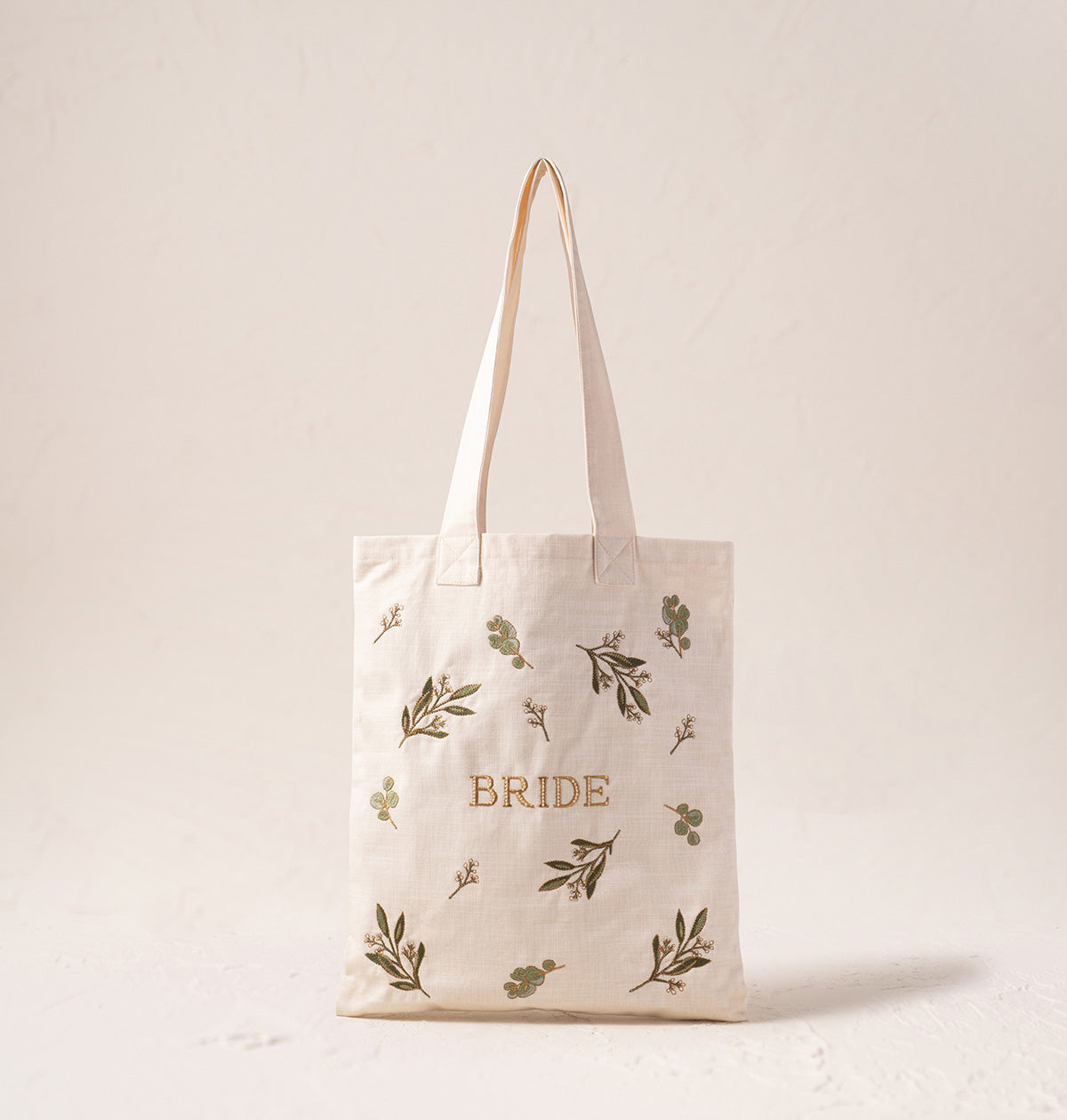 Olive Branch Bride Canvas Tote
