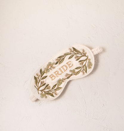 Olive Branch Bride Eye Mask