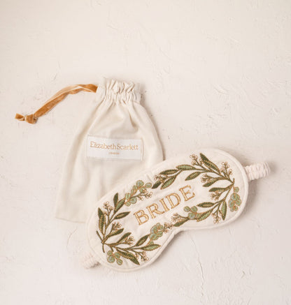Olive Branch Bride Eye Mask