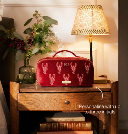 Lobster Open Flat Makeup Bag
