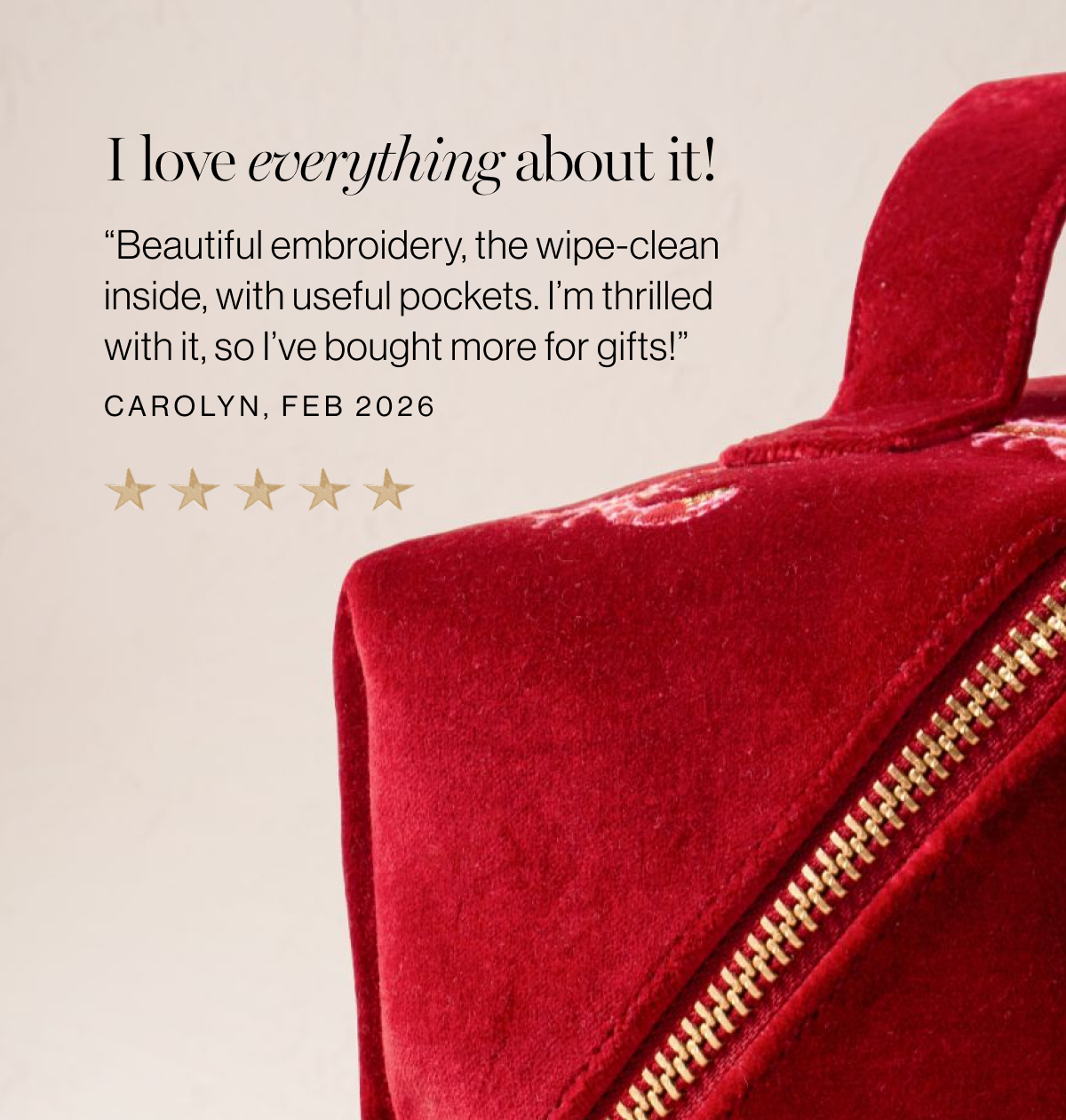 Lobster Open Flat Makeup Bag