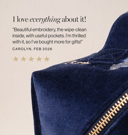 Cosmic Charms Open Flat Makeup Bag
