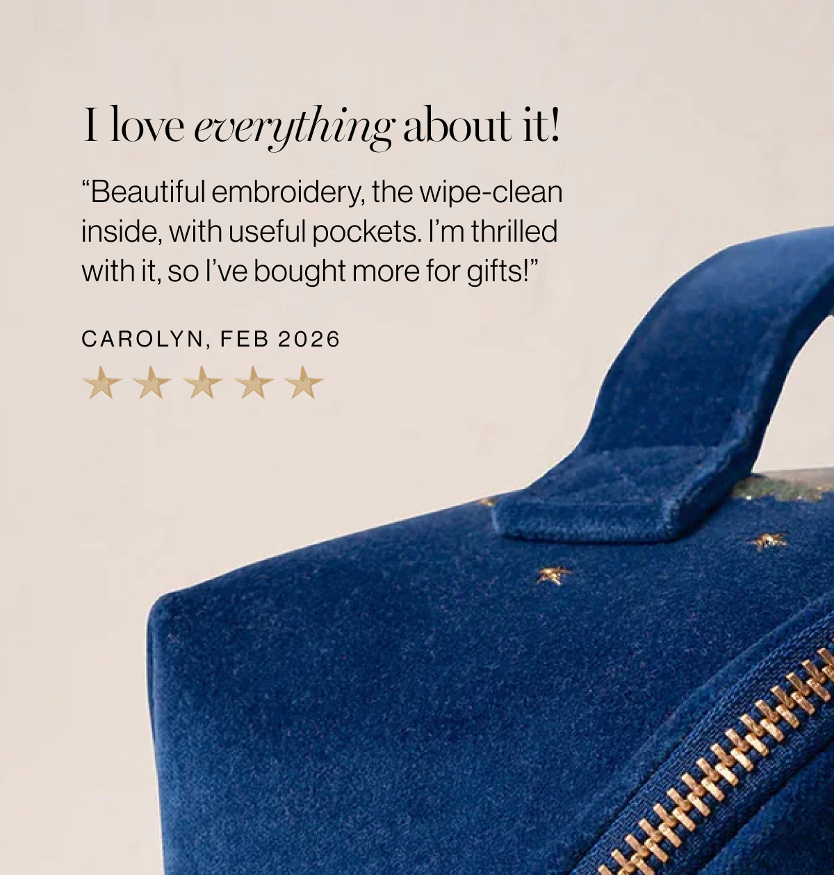 Baby Elephant Conservation Open Flat Makeup Bag