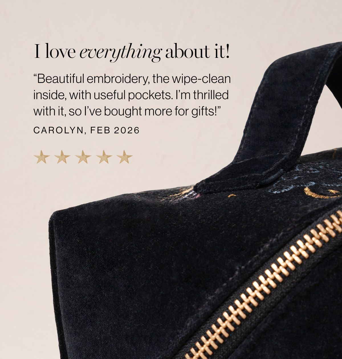 Aurora Lights Open Flat Makeup Bag