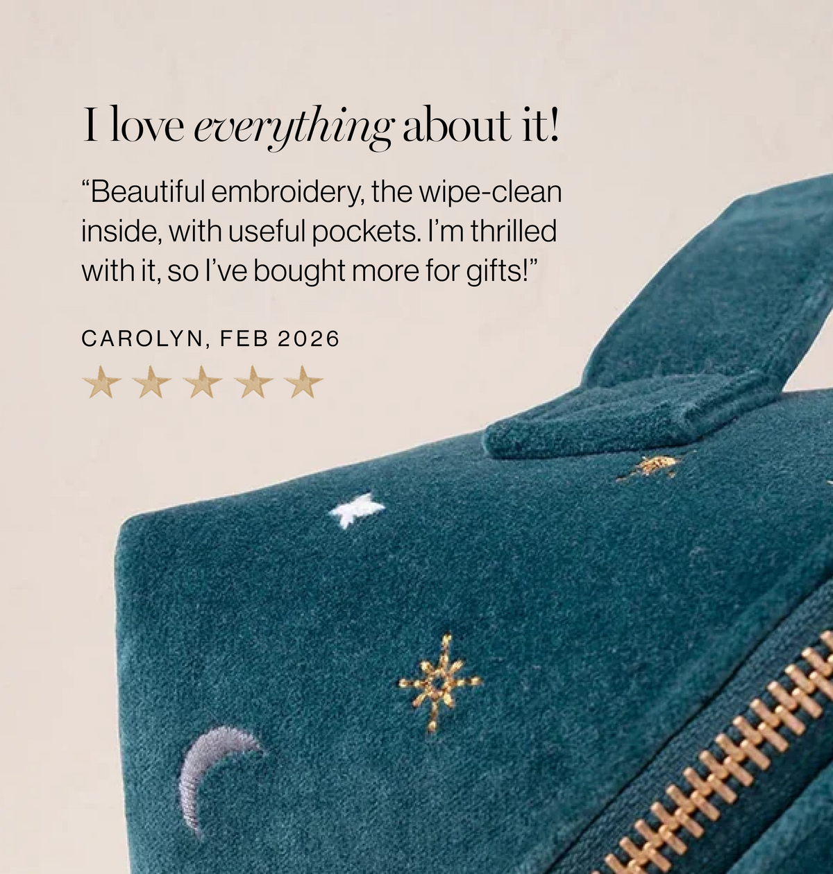 Celestial Eye Open Flat Makeup Bag