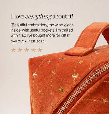 Mystical Lion Open Flat Makeup Bag