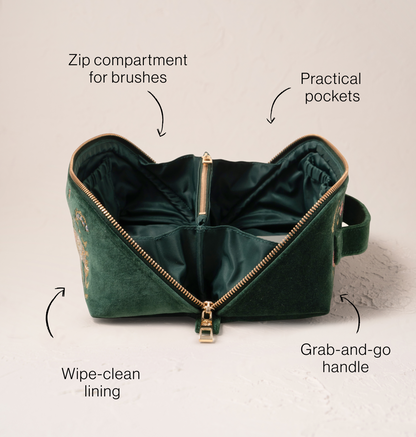 Wild Wonders Open Flat Makeup Bag