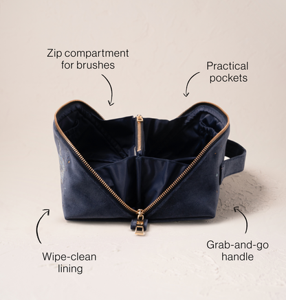 Celestial Whale Shark Open Flat Makeup Bag