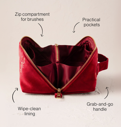 Lobster Open Flat Makeup Bag