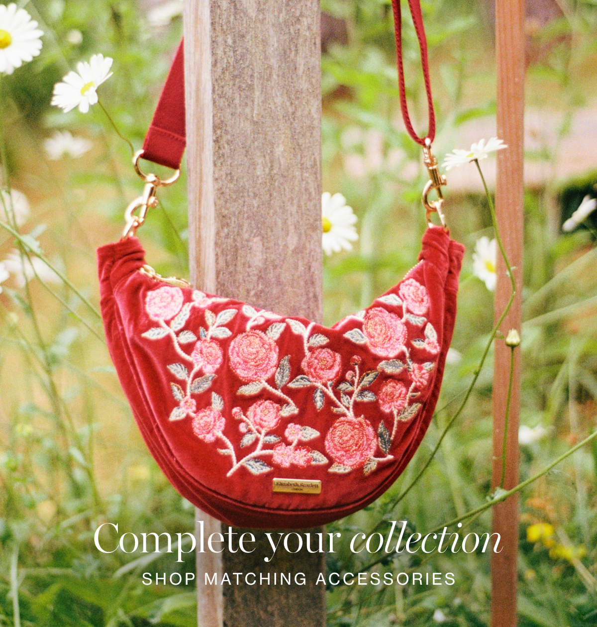 Camellia Romance Open Flat Makeup Bag
