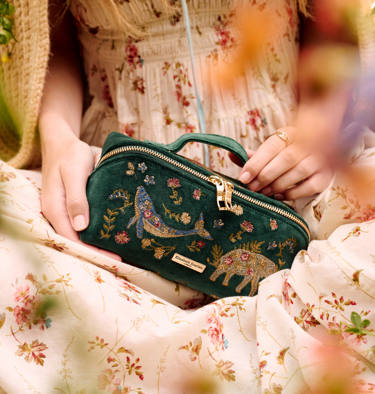 Wild Wonders Open Flat Makeup Bag