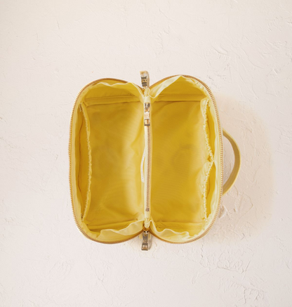 Love Birds Open Flat Makeup Bag