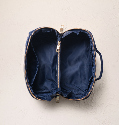 Provencal Bee Open Flat Makeup Bag