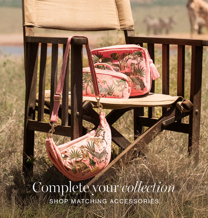 World Wildlife Open Flat Makeup Bag