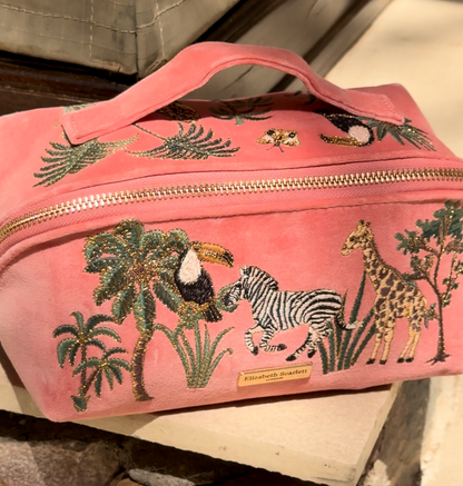 World Wildlife Open Flat Makeup Bag