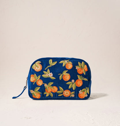 Orange Blossom Makeup Bag