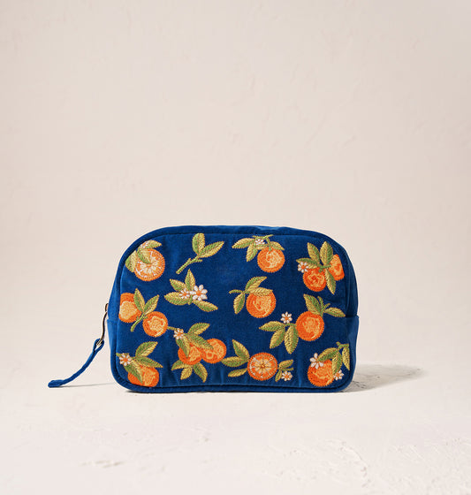 Orange Blossom Makeup Bag