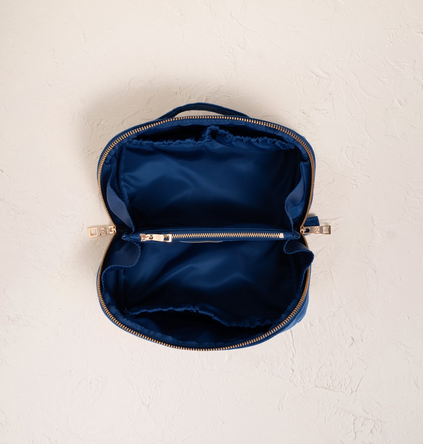 Orange Blossom Open Flat Makeup Bag