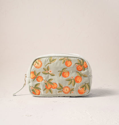 Orange Blossom Makeup Bag