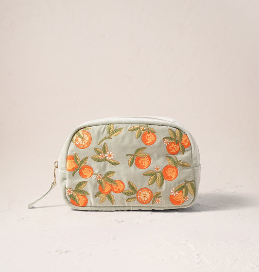 Orange Blossom Makeup Bag