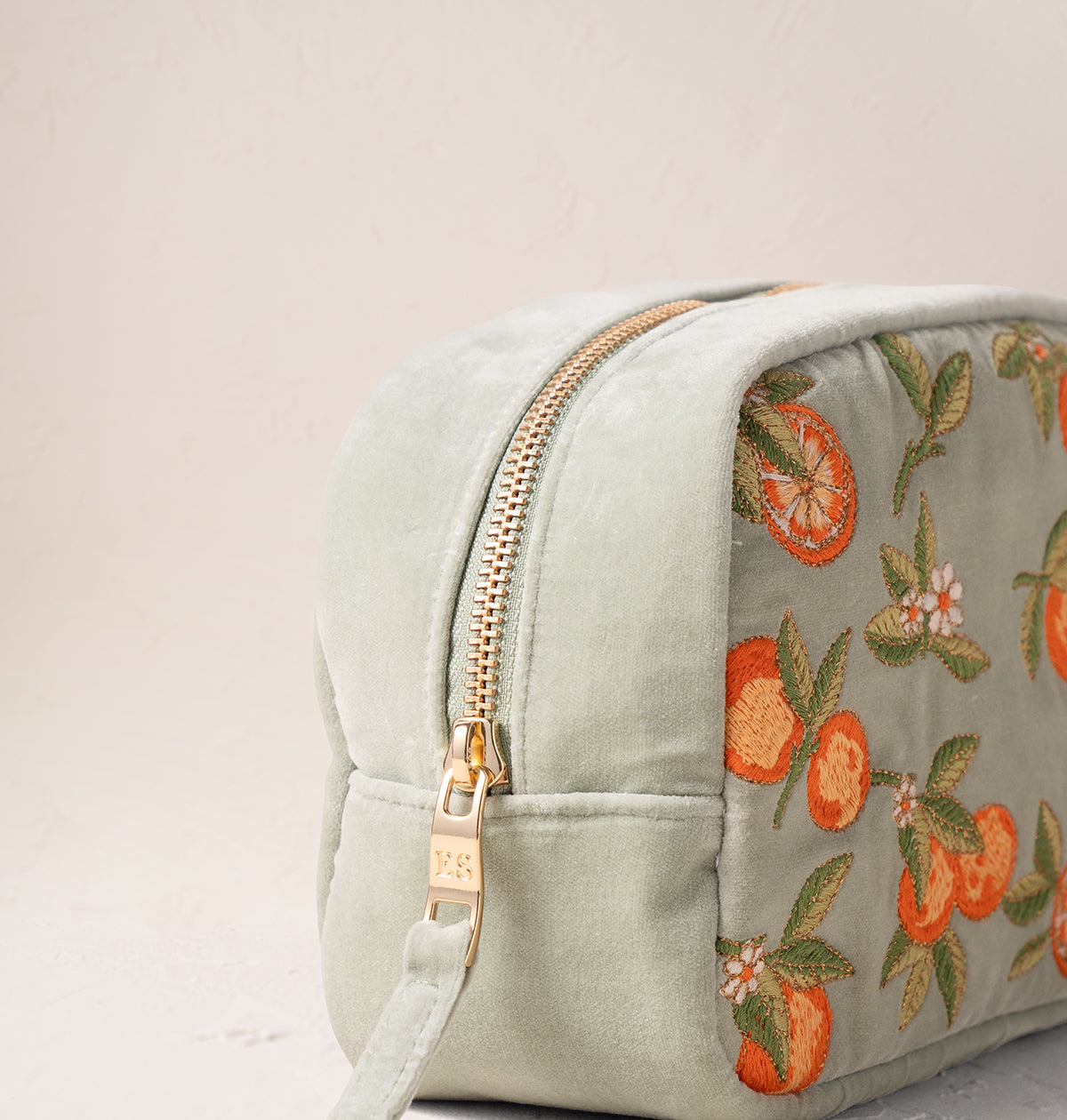 Orange Blossom Makeup Bag