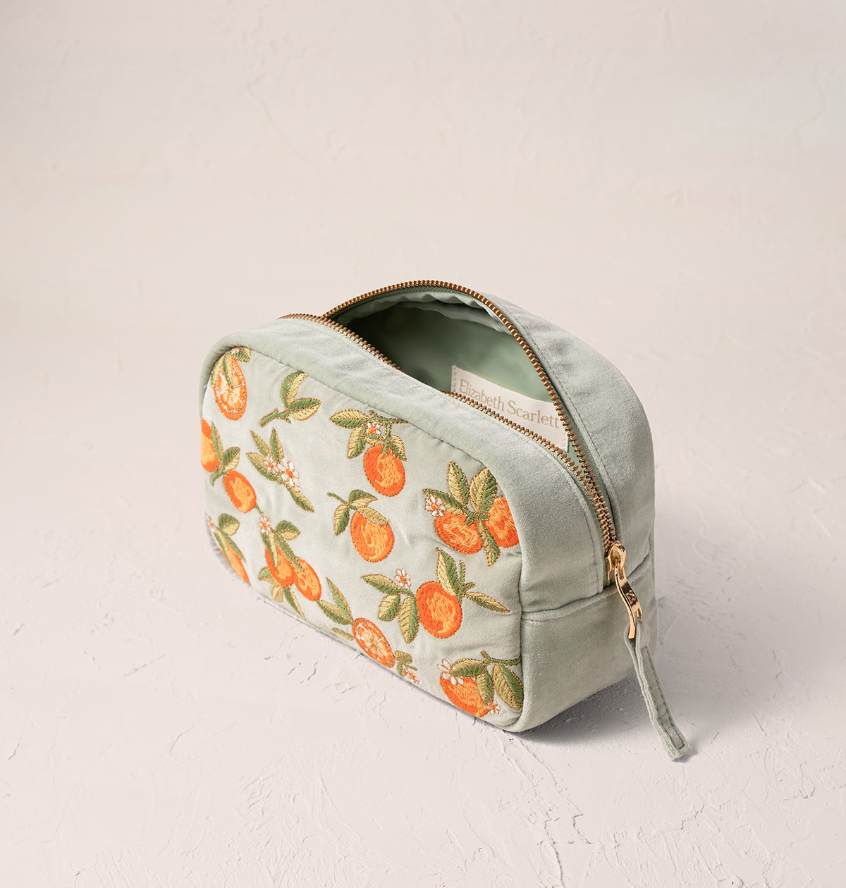 Orange Blossom Makeup Bag