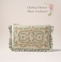 English Garden Frill Pouch