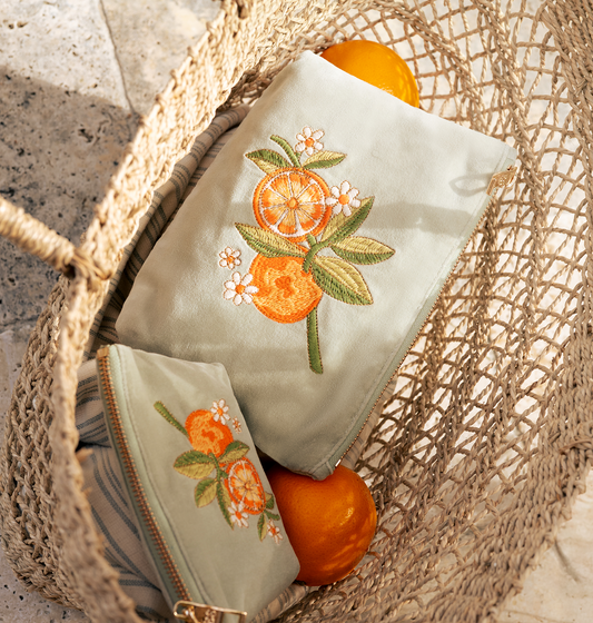 Orange Blossom Mini Pouch