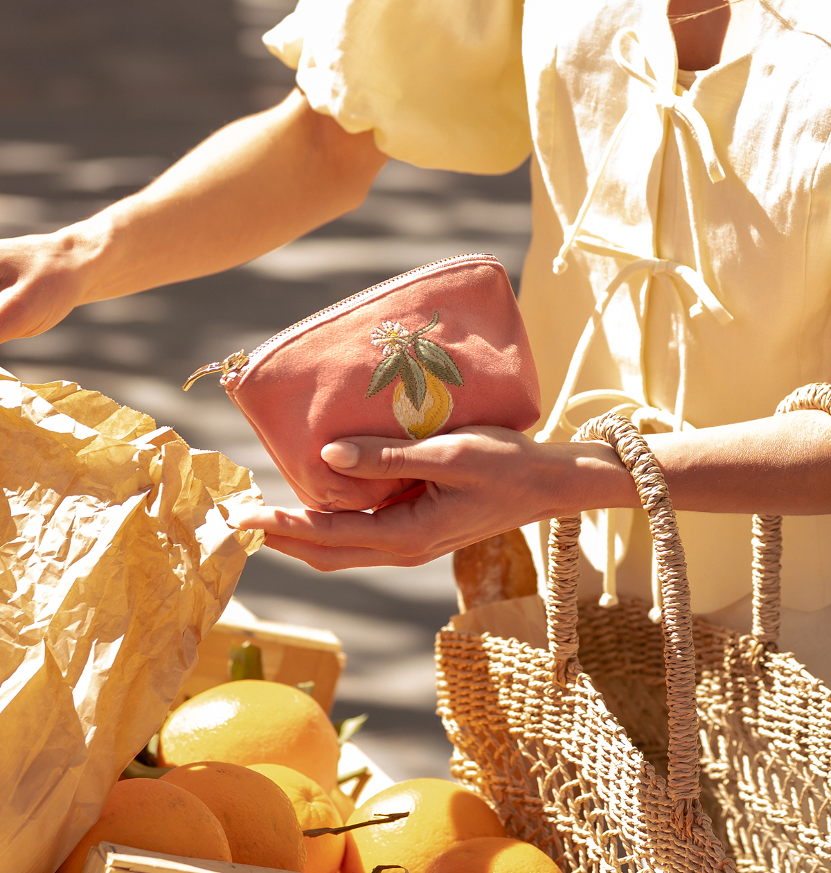 Lemon Blossom Coin Purse