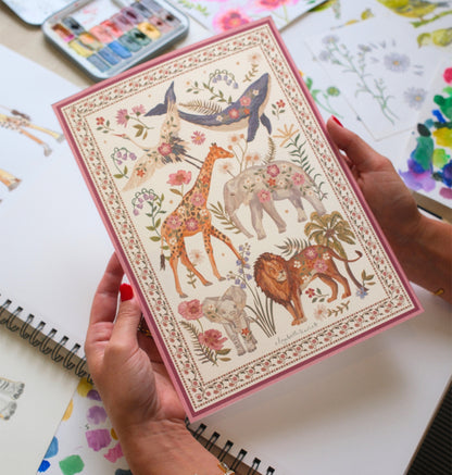 Limited-Edition Wild Wonders A4 Art Print