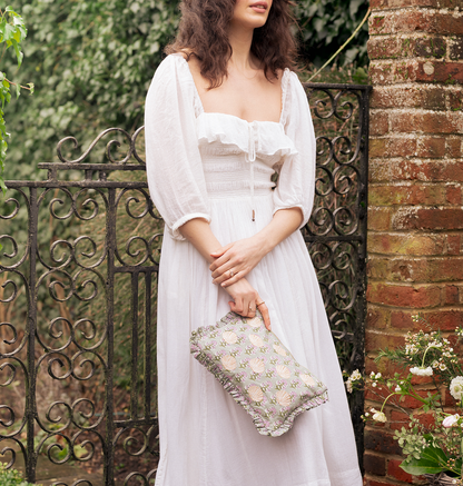 Shells Cotton Rebirth Frill Pouch