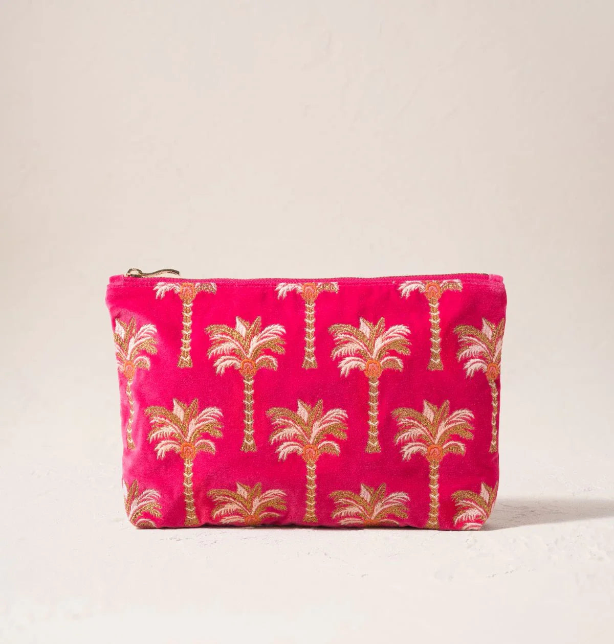Palms Velvet Everyday Pouch