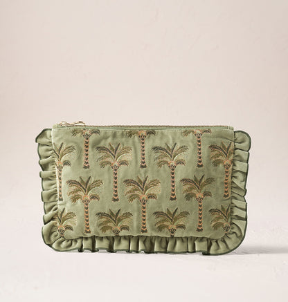 Palms Frill Pouch