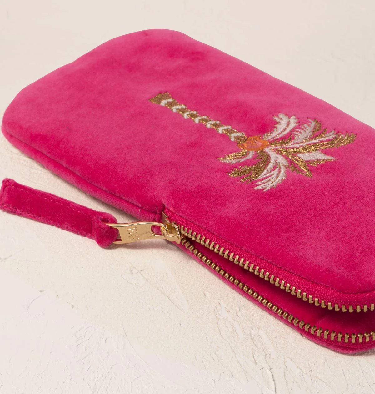 Palms Velvet Glasses Case
