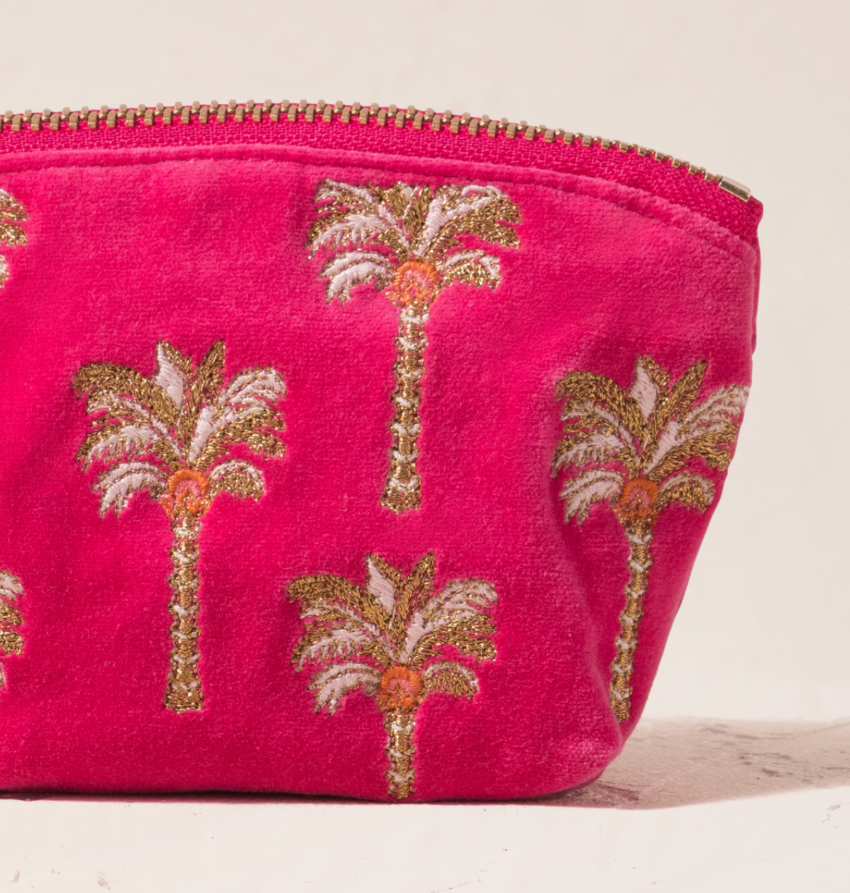 Palms Velvet Coin Purse