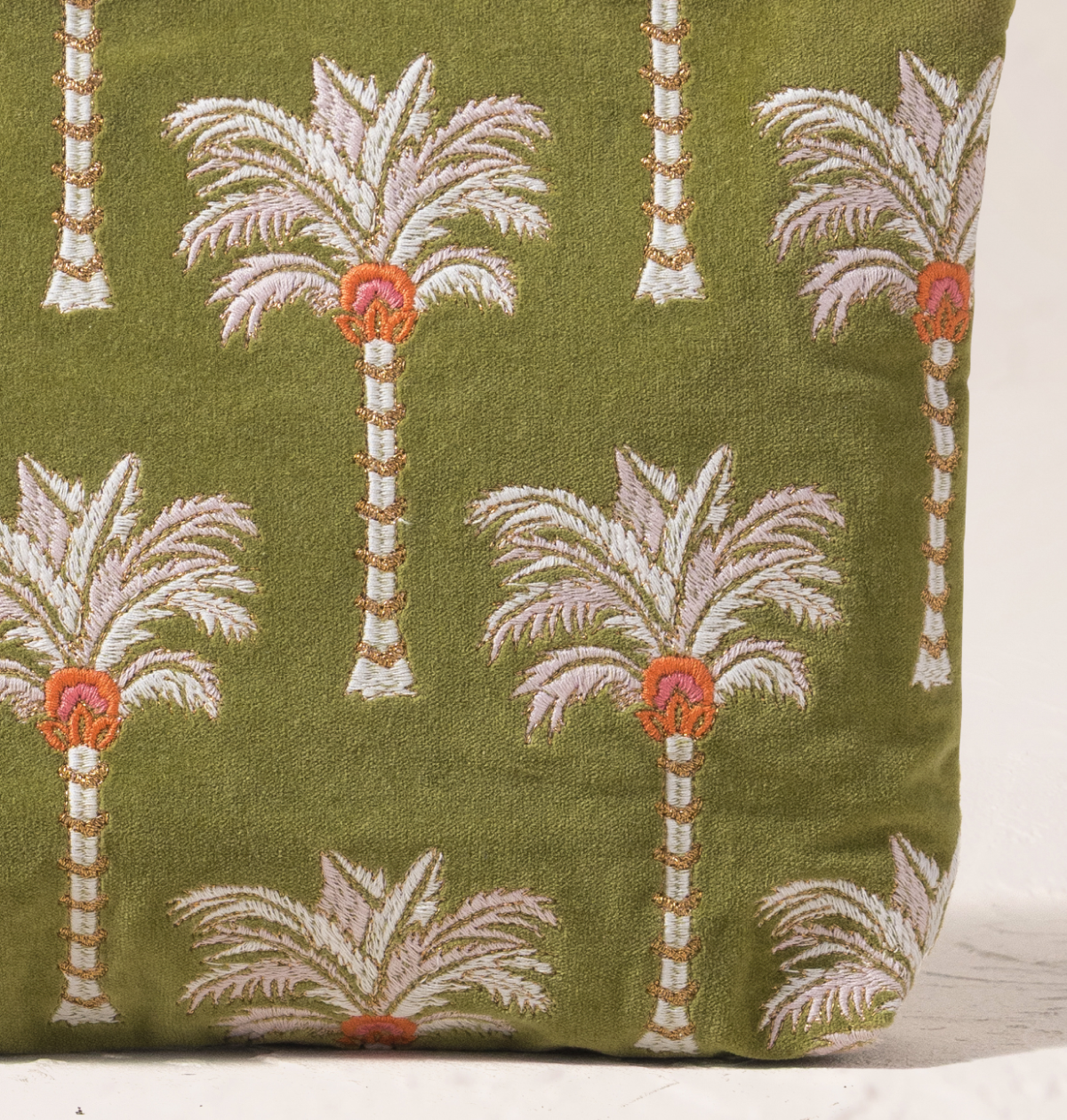 Palms Velvet Everyday Pouch