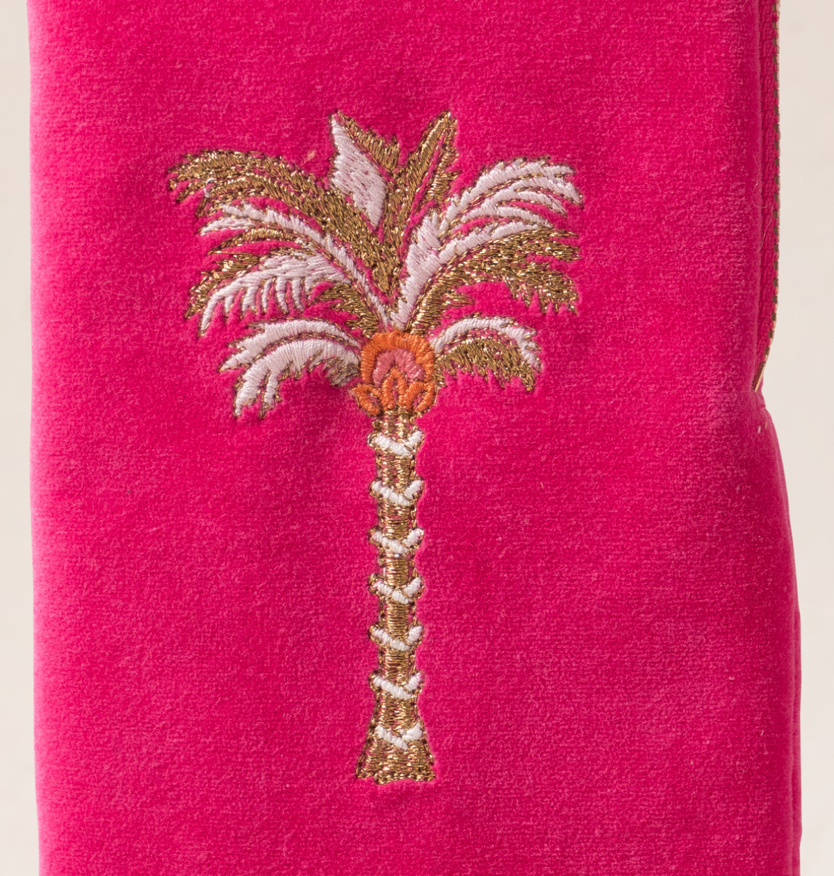 Palms Velvet Glasses Case