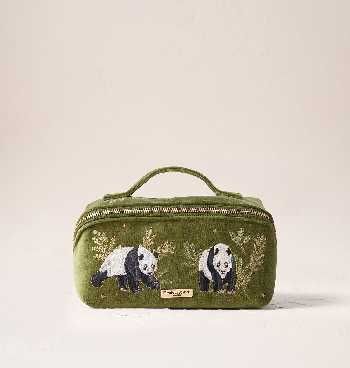 Pandas Open Flat Makeup Bag
