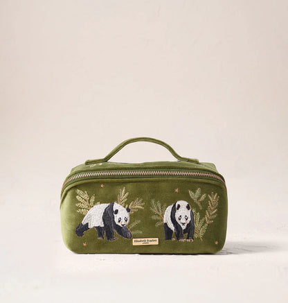 Pandas Open Flat Makeup Bag
