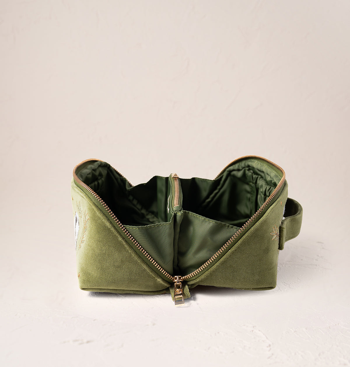 Pandas Open Flat Makeup Bag