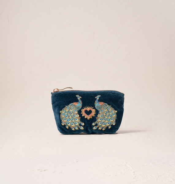 送料関税込【Elizabeth Scarlett】 Velvet Coin Purse Flamingo Coin Purse – Elizabeth Scarlett