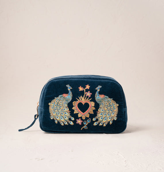 送関込【Elizabeth Scarlett】Ruffle Makeup Bag メイクポーチ Orange Blossom Open Flat Makeup Bag – Elizabeth Scarlett