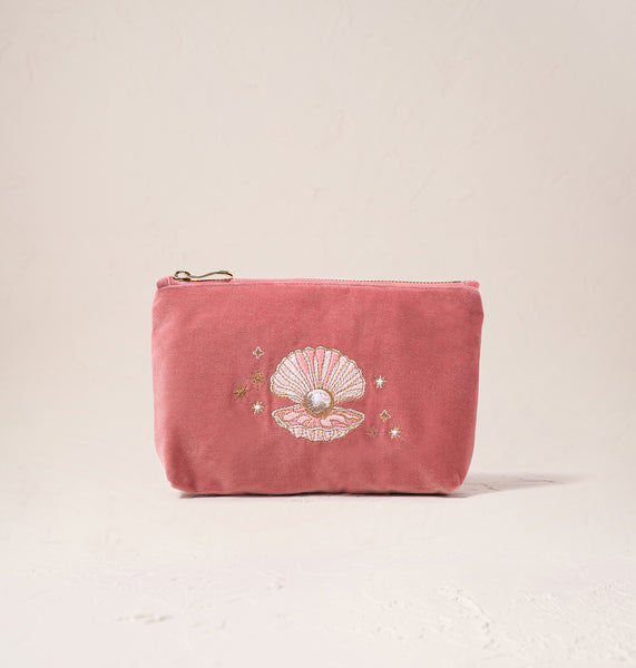 PearlShellRosePinkVelvetMiniPo