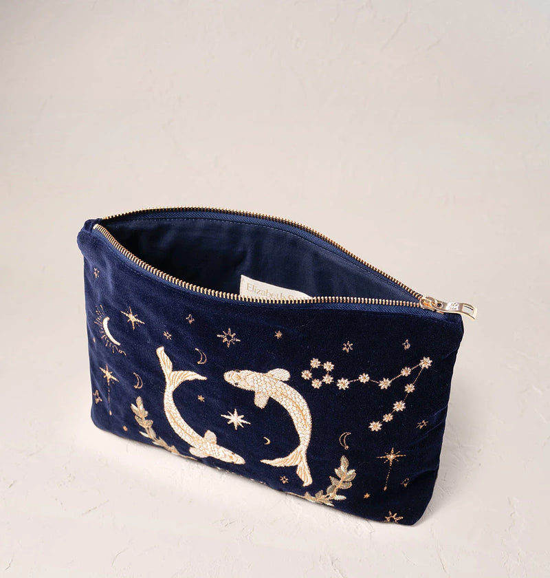 Elizabeth Scarlett 星座刺繍ポーチ エブリデイポーチ Elizabeth