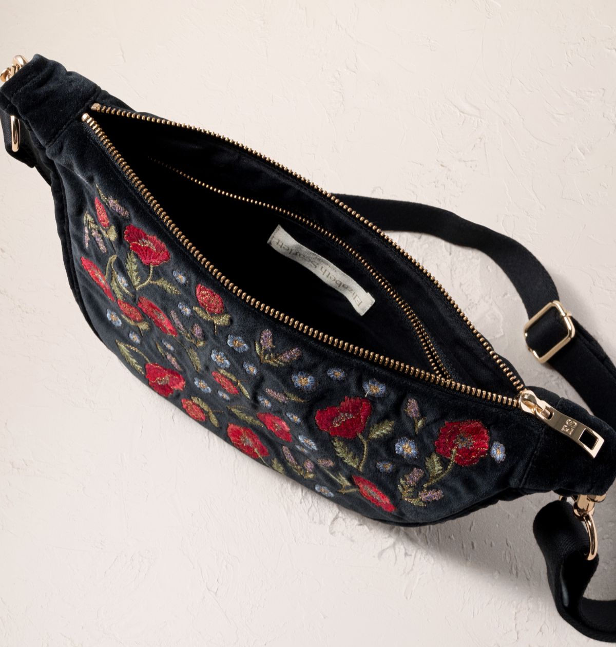 Poppy Meadow Crossbody Sling Bag
