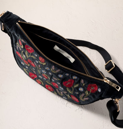 Poppy Meadow Crossbody Sling Bag