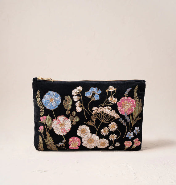 Pressed Flowers Everyday Pouch – Elizabeth Scarlett